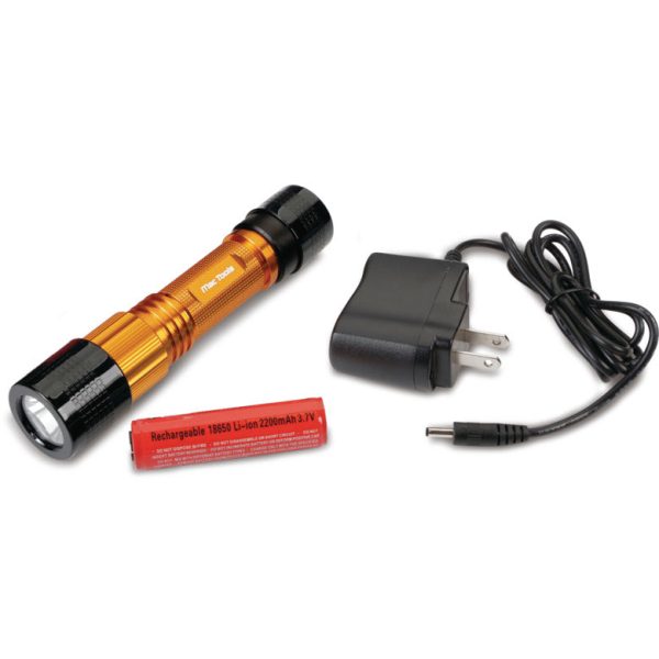 Rechargeable Pro LED Flashlight - Orange Sale