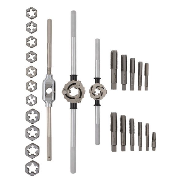 25-PC. Metric Tap and Hex Die Set Online Hot Sale - Image 2