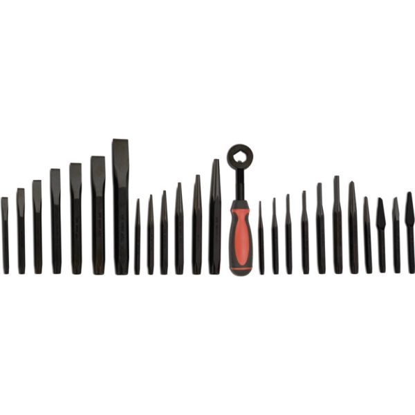 25-PC. Punch and Chisel Set For Cheap - Image 3