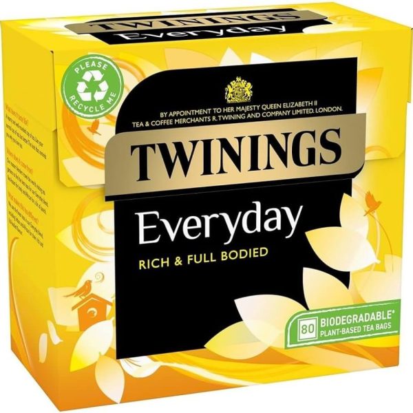 Twinings Everyday Tea 80 Tea Bag 125g Hot on Sale