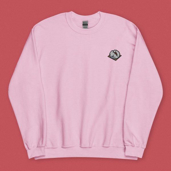 Char Siu Bao Embroidered Sweatshirt For Cheap - Image 5
